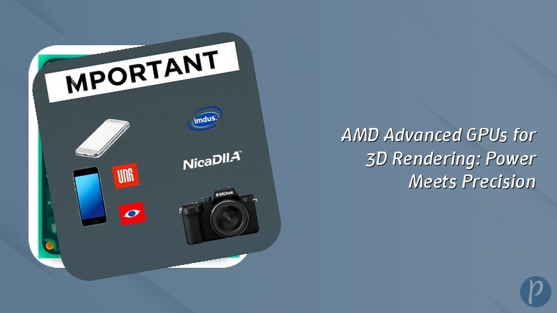 AMD Advanced GPUs for 3D Rendering: Power Meets Precision