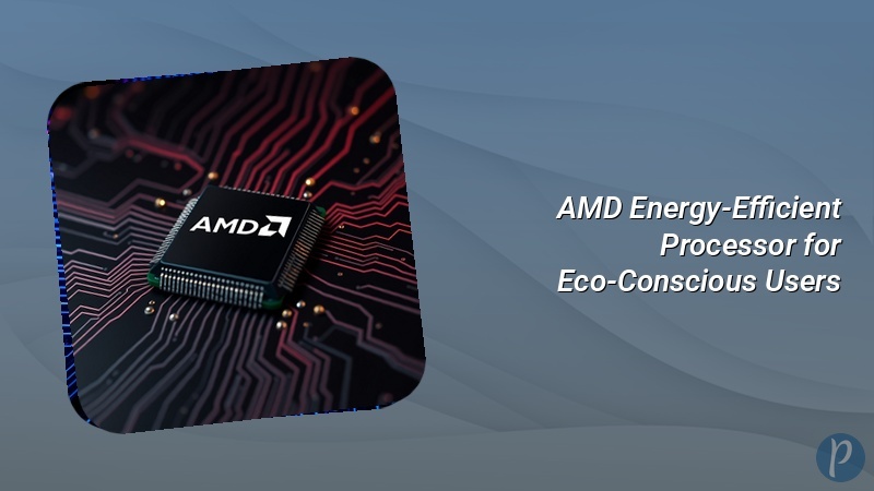 AMD Energy-Efficient Processor for Eco-Conscious Users