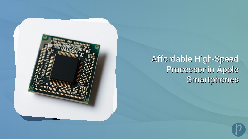 Affordable High-Speed Processor in Apple Smartphones