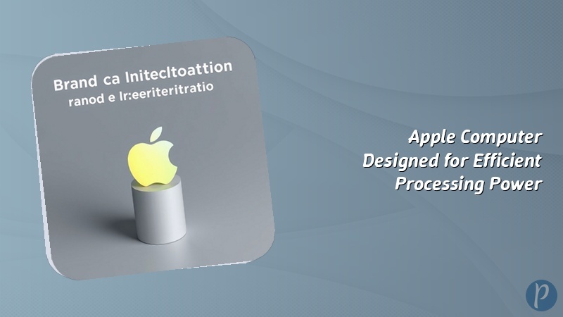 Apple Computer Designed for Efficient Processing Power