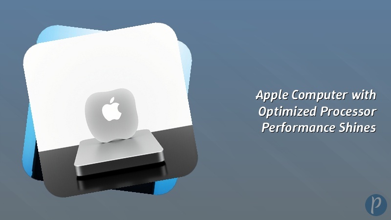 Apple Computer with Optimized Processor Performance Shines