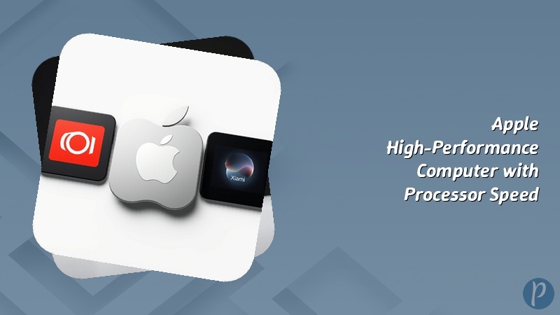 Apple High-Performance Computer with Processor Speed