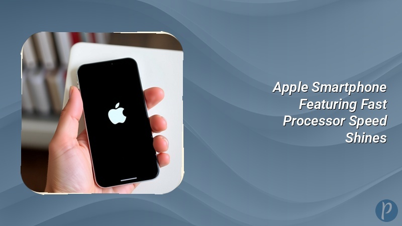 Apple Smartphone Featuring Fast Processor Speed Shines