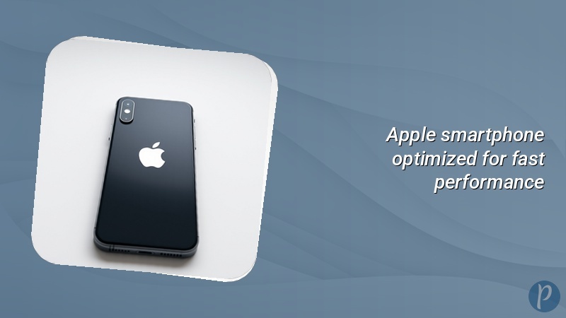 Apple smartphone optimized for fast performance