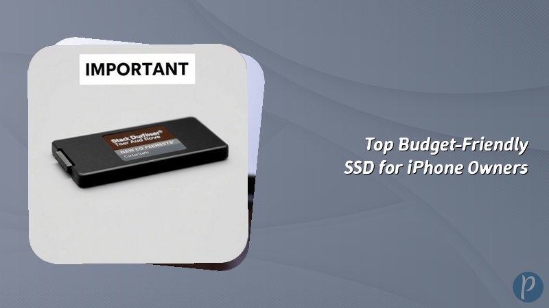 Top Budget-Friendly SSD for iPhone Owners