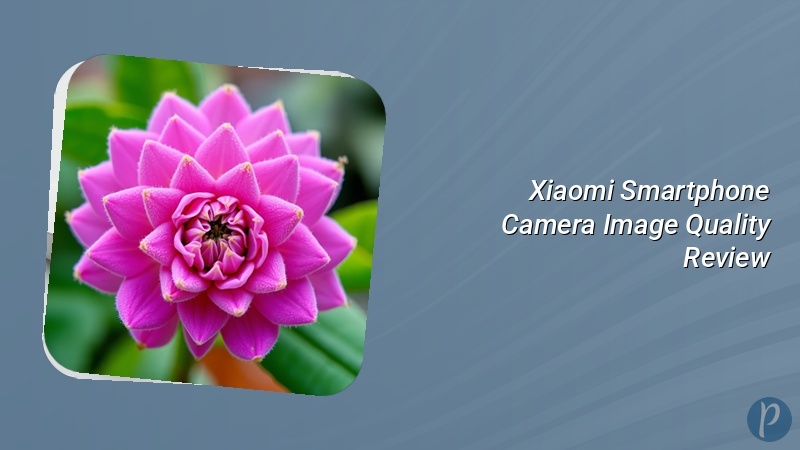 Xiaomi Smartphone Camera Image Quality Review